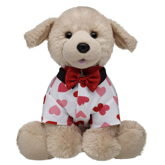 Build-A-Bear Hearts Top with Bowtie for Stuffed Animals - Red/Pink