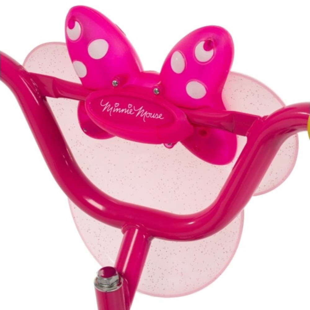 Huffy 12" Minnie Mouse Girl's Bike with Training Wheels - White/Pink