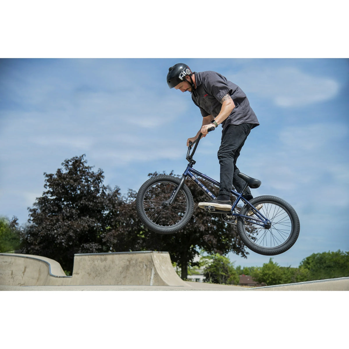 Huffy Symbol 20" Freestyle BMX Bike - Blue