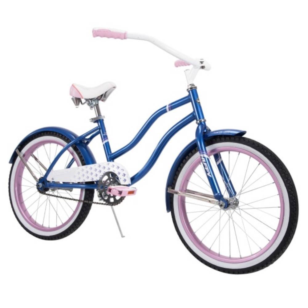 Huffy 20" Good Vibrations Girl's Beach Cruiser Bike - Blue/White