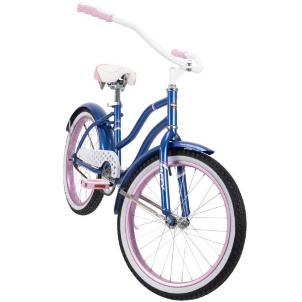 Huffy 20" Good Vibrations Girl's Beach Cruiser Bike - Blue/White