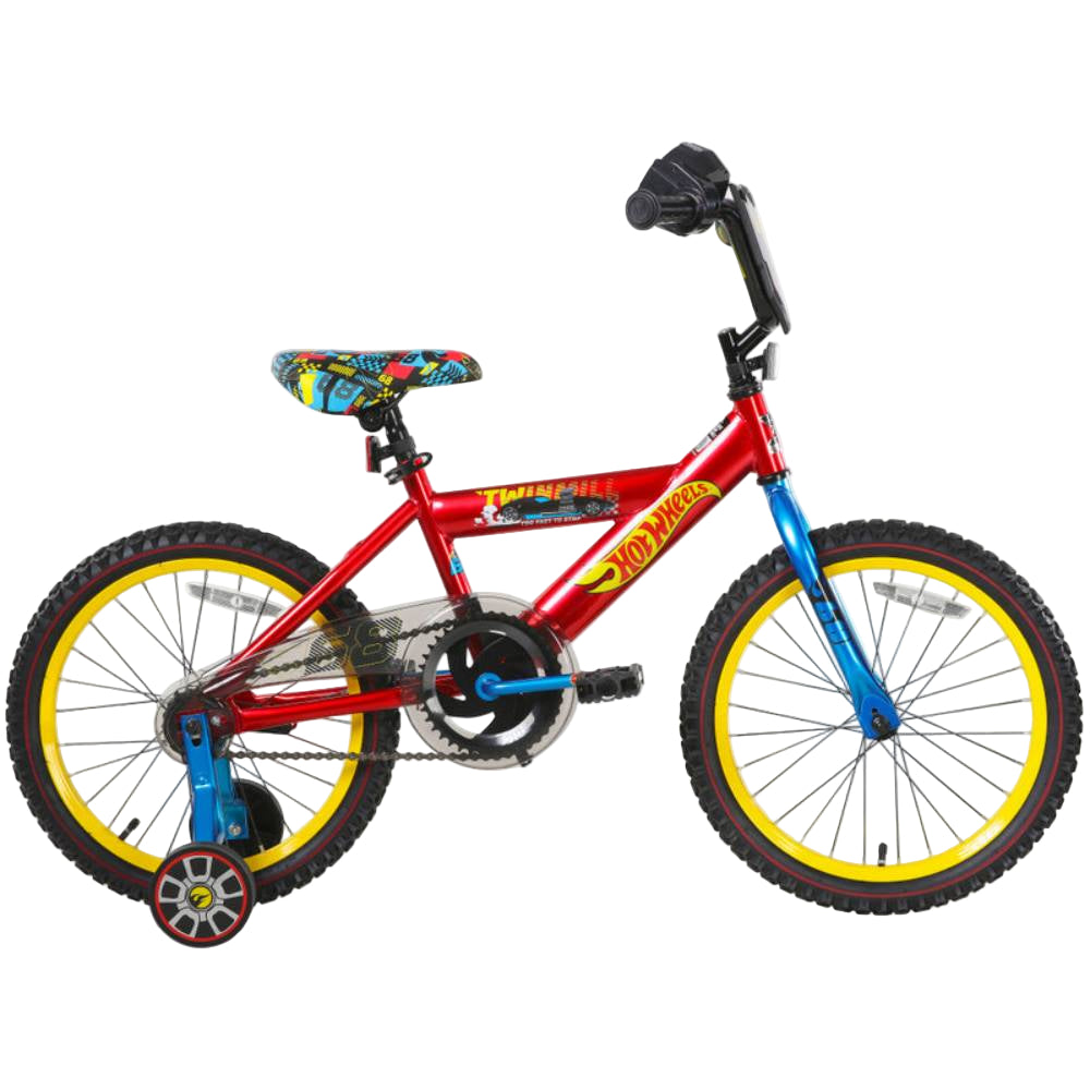 Dynacraft 18" Hot Wheels Boy's Bike with Training Wheels