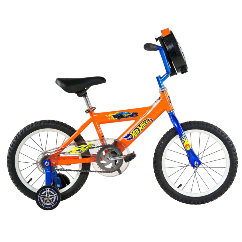 Dynacraft 16" Hot Wheels Kid's Bike with Training Wheels - Orange