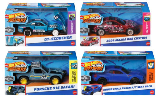 Hot Wheels Pull Back Racers