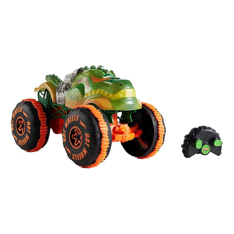 Hot Wheels Rageasaur 1:15 Scale Remote Control Monster Truck - Green