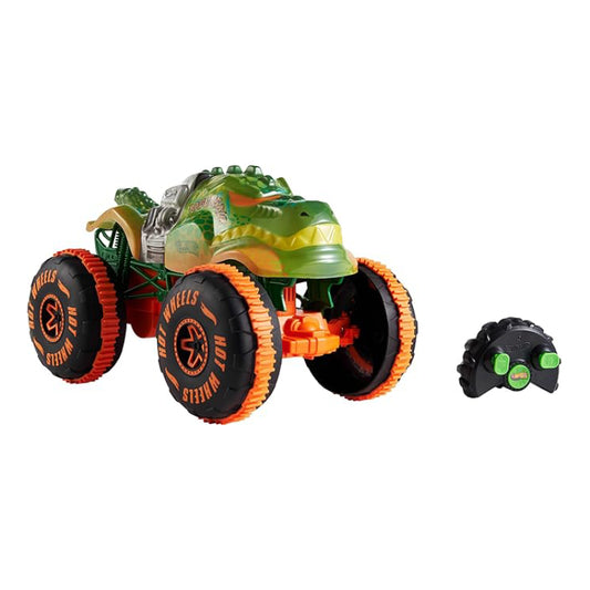 Hot Wheels Rageasaur 1:15 Scale Remote Control Monster Truck - Green