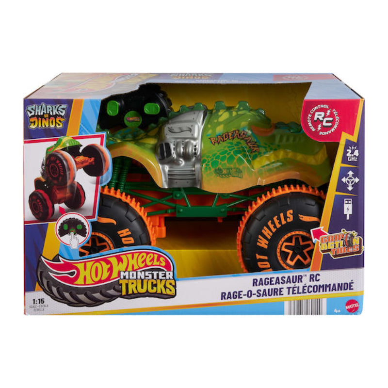 Hot Wheels Rageasaur 1:15 Scale Remote Control Monster Truck