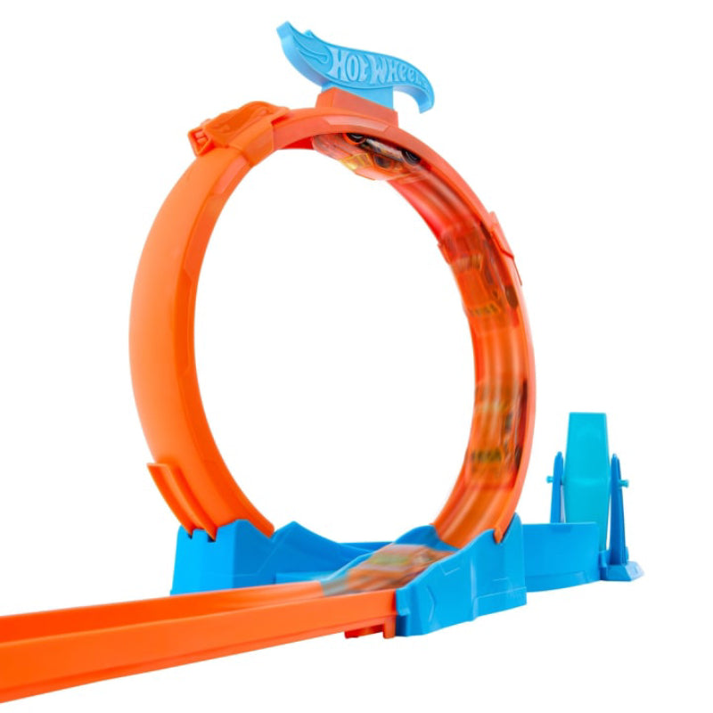 Hot Wheels Track Creator Building Toy Set with 3 Loops