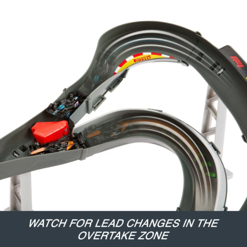 Mattel Hot Wheels Racing Formula 1 Sprint Race Circuit Track Set with 1:64 Scale Toy Cars