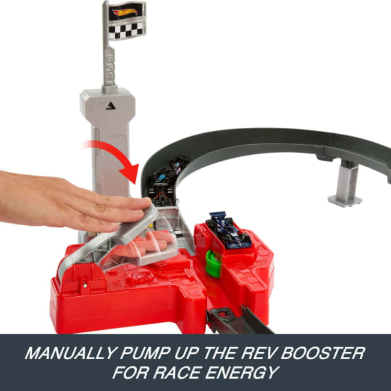 Mattel Hot Wheels Racing Formula 1 Sprint Race Circuit Track Set with 1:64 Scale Toy Cars