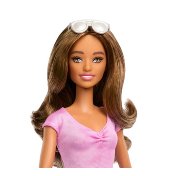 Barbie 65th Anniversary Fashionistas Blind Doll with Cane and glasses - Pink/Purple