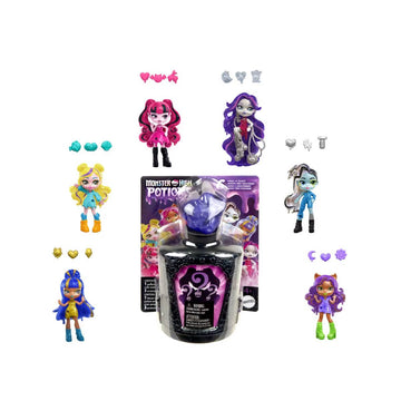 Monster High Potions Mini Doll With Water Reveal - Assorted