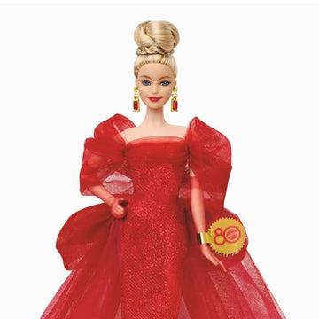 Barbie 80th Anniversary Doll - Red