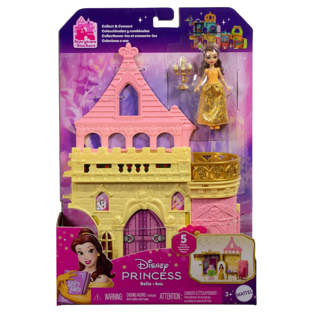 Disney Princess Belle's Stacking Castle with Small Doll