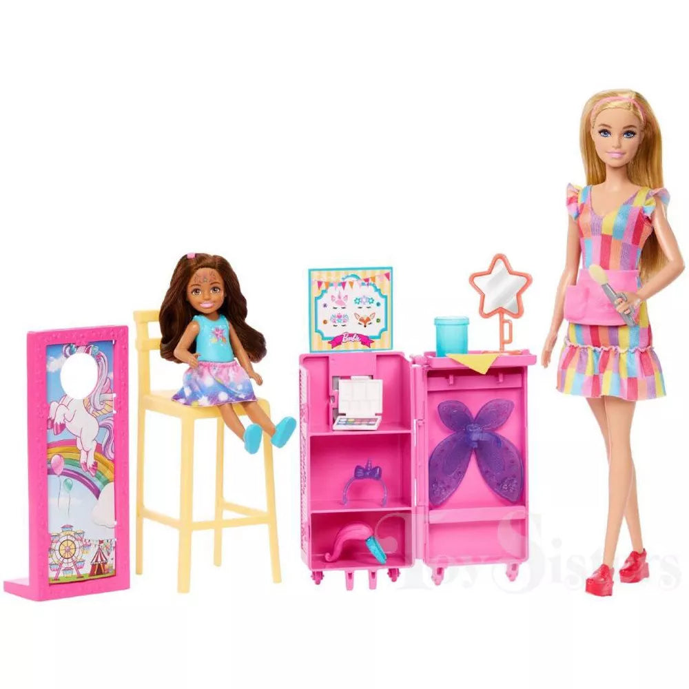 Barbie 7体 & 車　(セット売りのみ可) Mattel Barbie Day at the Fair Playset– Curacao