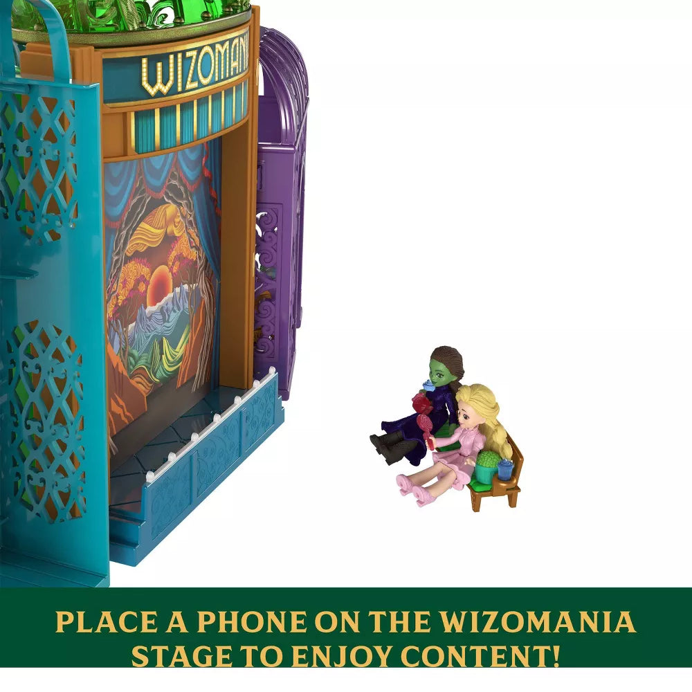 Mattel Wicked Emerald City Small Doll Playset with 5 Play Spaces and 15 Accessories