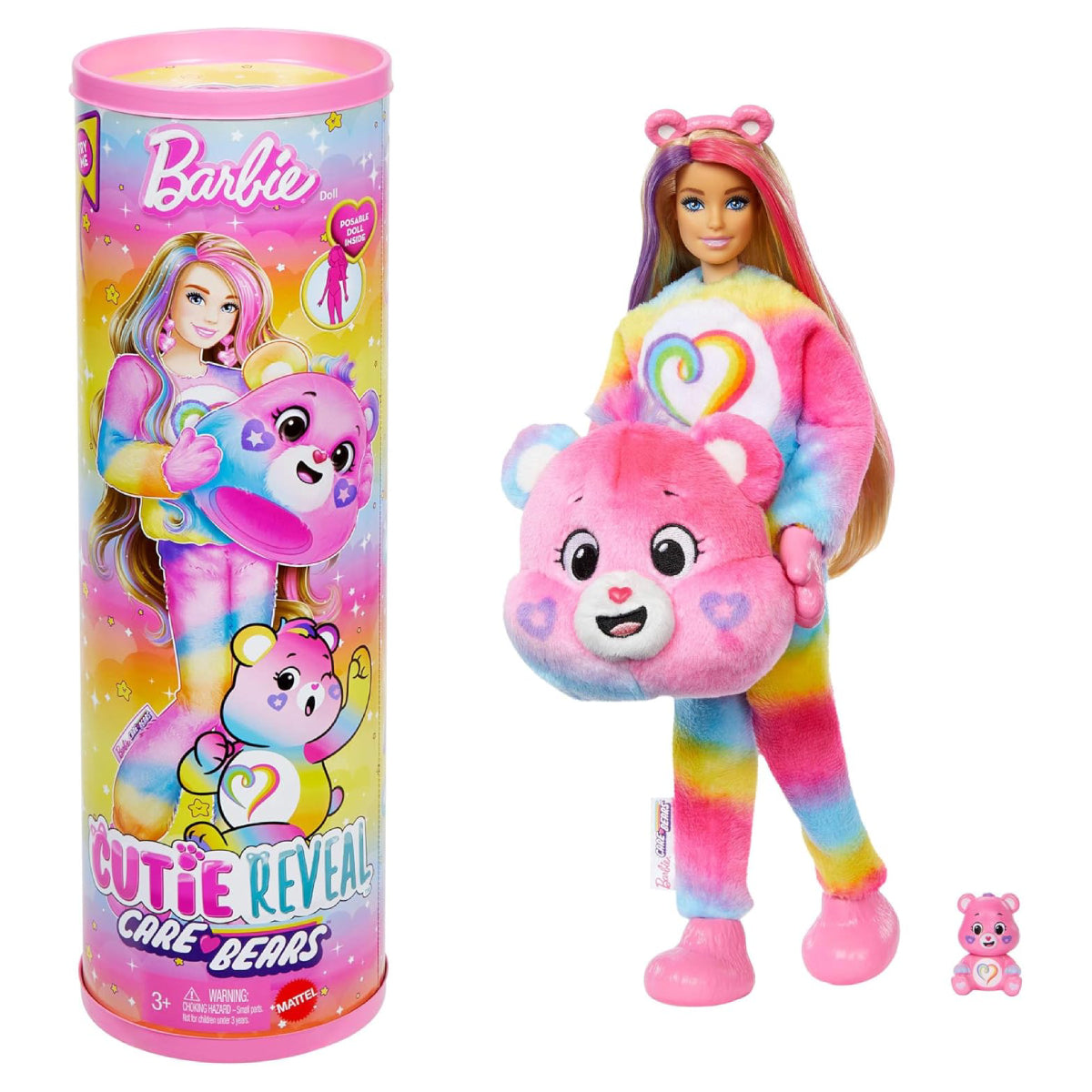 Mattel Barbie Cutie Reveal Care Bear Doll with Accessories
