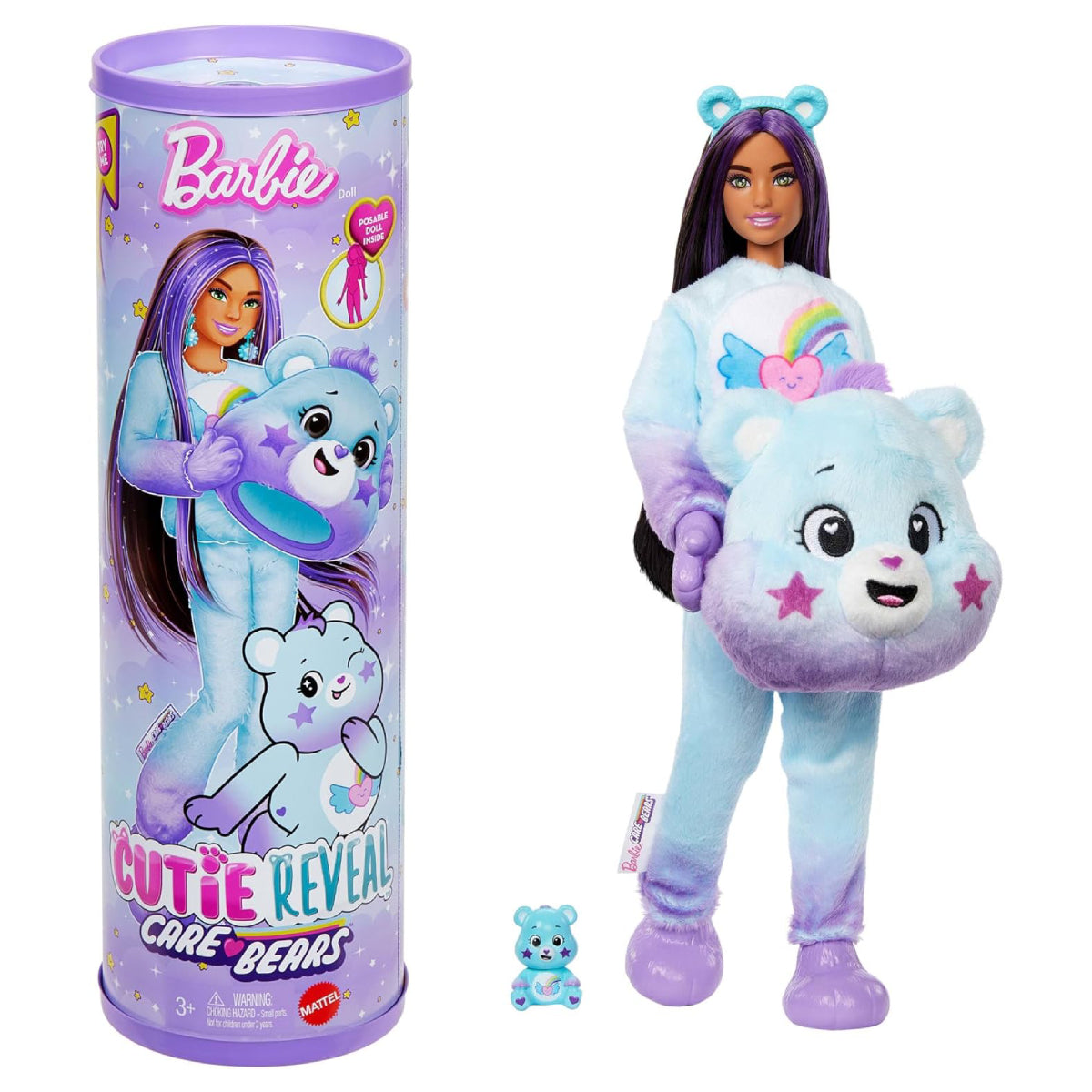 Mattel Barbie Cutie Reveal Care Bear Doll with Accessories