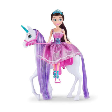 Zuru 10" Sparkle Girlz Princess Doll with Unicorn Playset
