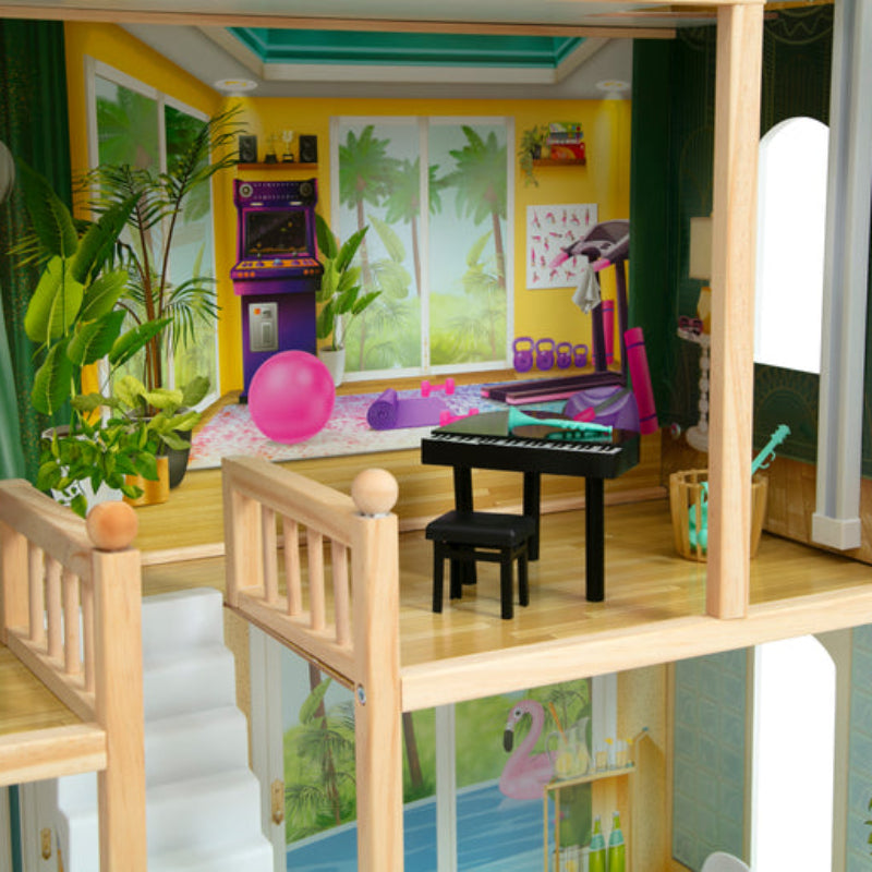 Delta Children Deluxe Maui Dollhouse with Accessories