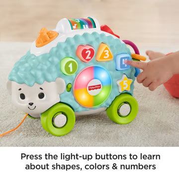 Fisher-Price Linkimals Happy Shapes Hedgehog Toy with Music and Lights