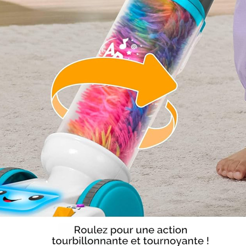 Fisher-Price Toddler Toy Laugh & Learn 2-in-1 Vacuum