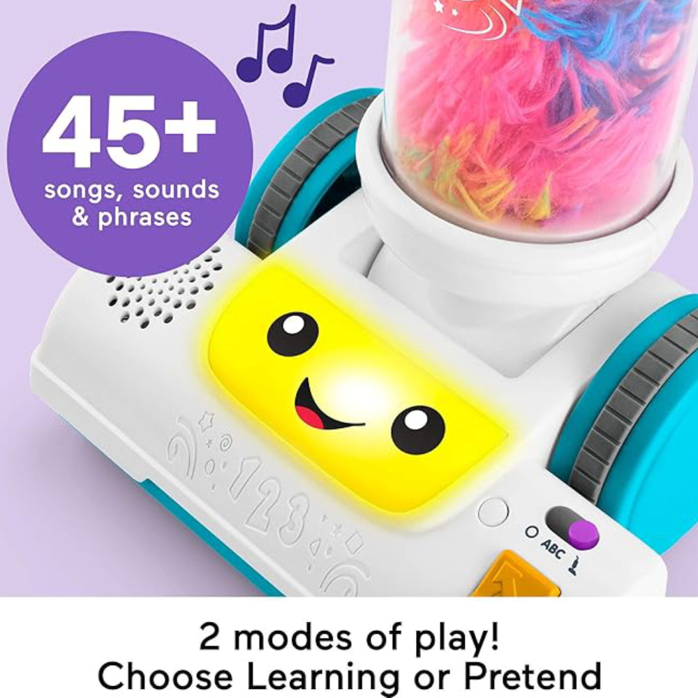 Fisher-Price Toddler Toy Laugh & Learn 2-in-1 Vacuum