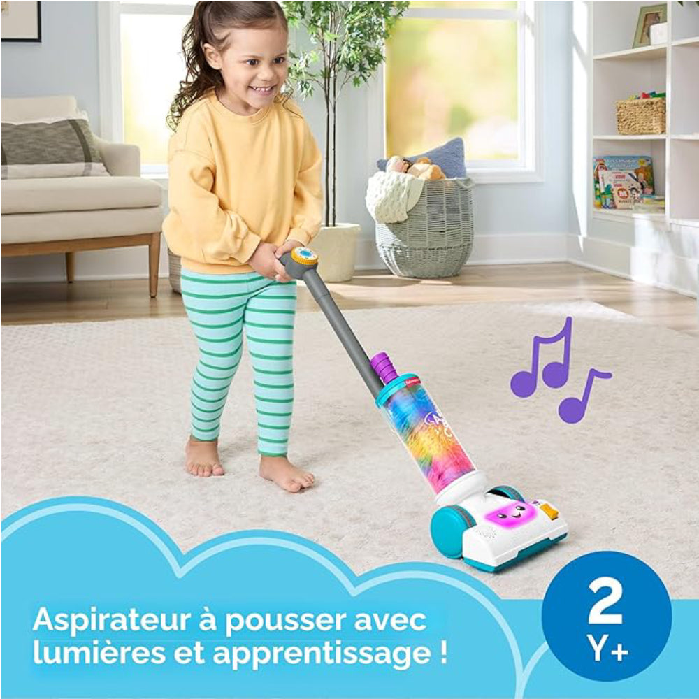 Fisher-Price Toddler Toy Laugh & Learn 2-in-1 Vacuum