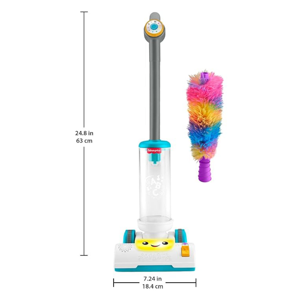 Fisher-Price Toddler Toy Laugh & Learn 2-in-1 Vacuum