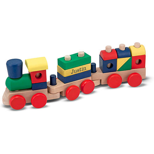 Tren apilable de juguete para niños pequeños de Melissa &amp; Doug