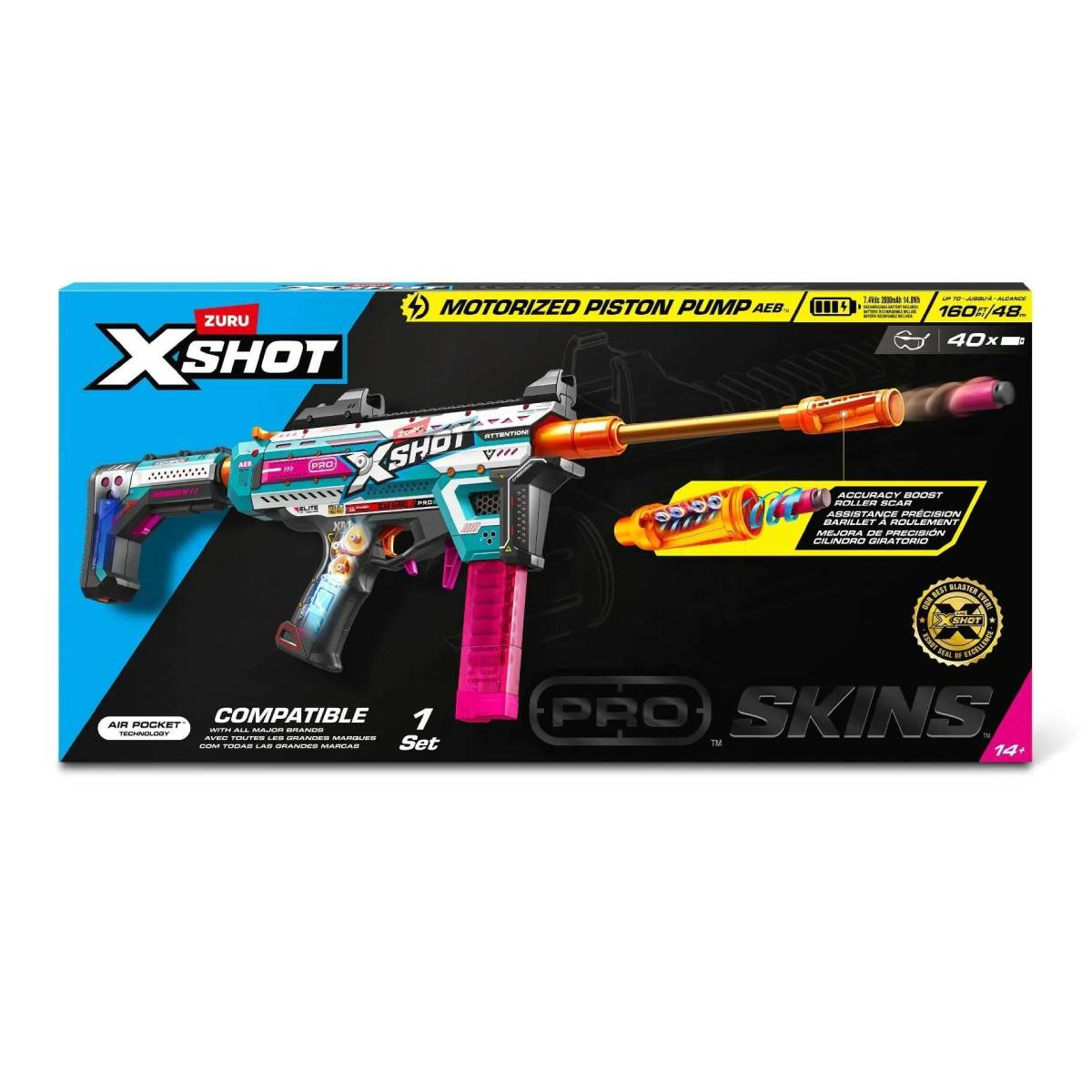 Zuru XShot Pro Motorized Blaster Toy (40-Darts)