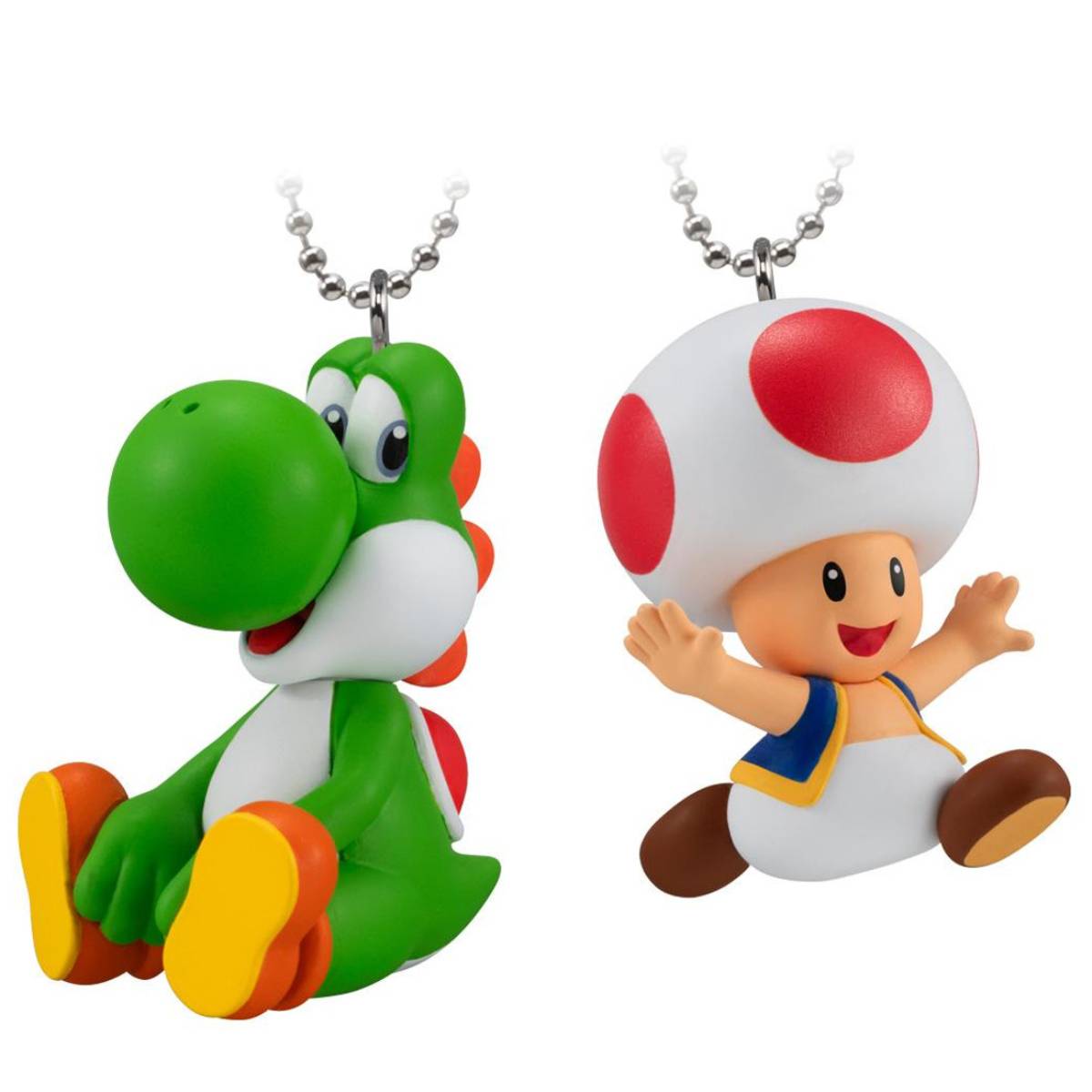 Bandai Super Mario Mascot Keychain (10-Piece) - Assortment