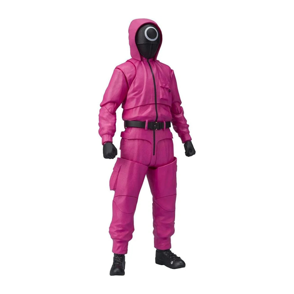 Bandai Squid Game 5.7" Masked Worker/Masked Manager Action Figure - Pink