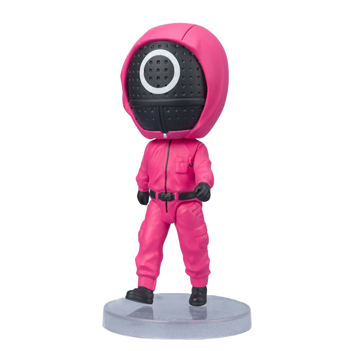 Bandai Squid Game 3.5" Masked Worker Mini Action Figure - Pink