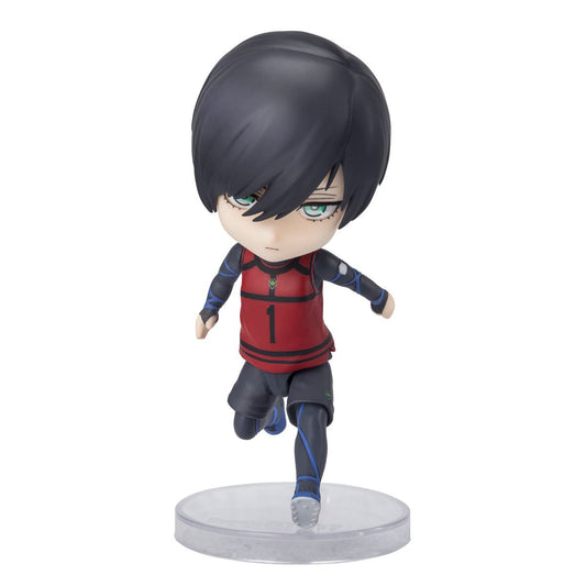 Bandai Blue Lock 3.5" Rin Itoshi Mini Action Figure - Red/Black