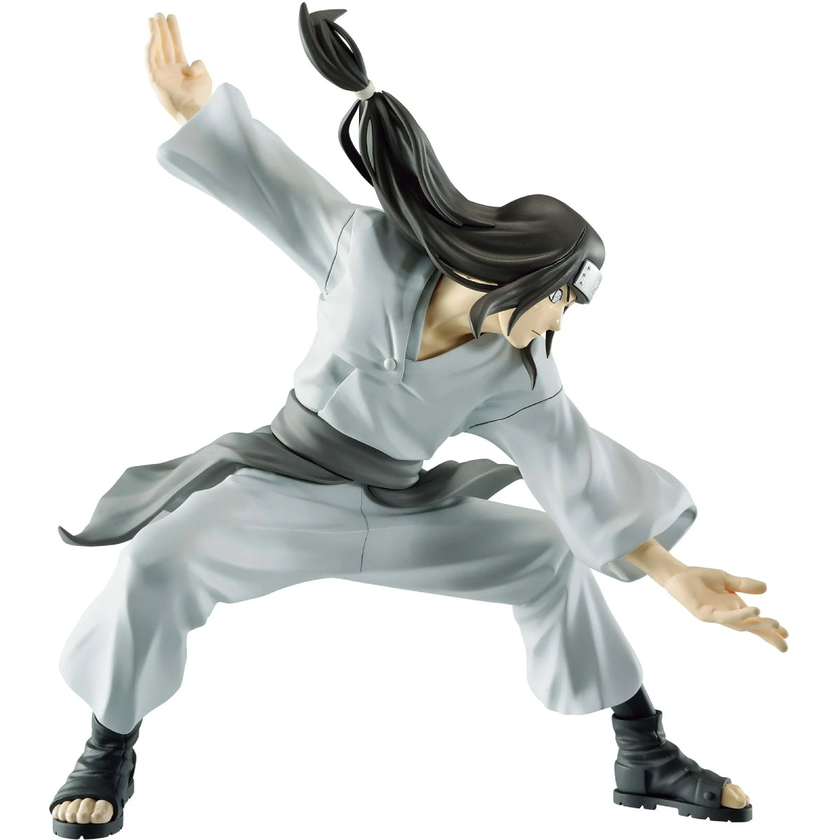 Bandai Banpresto Naruto Shippuden 5.9" Hyuga Neji Action Figure - Gray