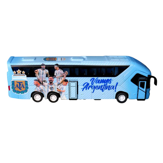 Banbo Argentina Soccer Team Tour Bus Toy - Blue