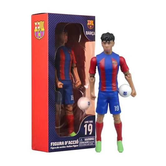 Banbo Barcelona FC Lamine Yamal 8" Soccer Action Figure - Blue/Red