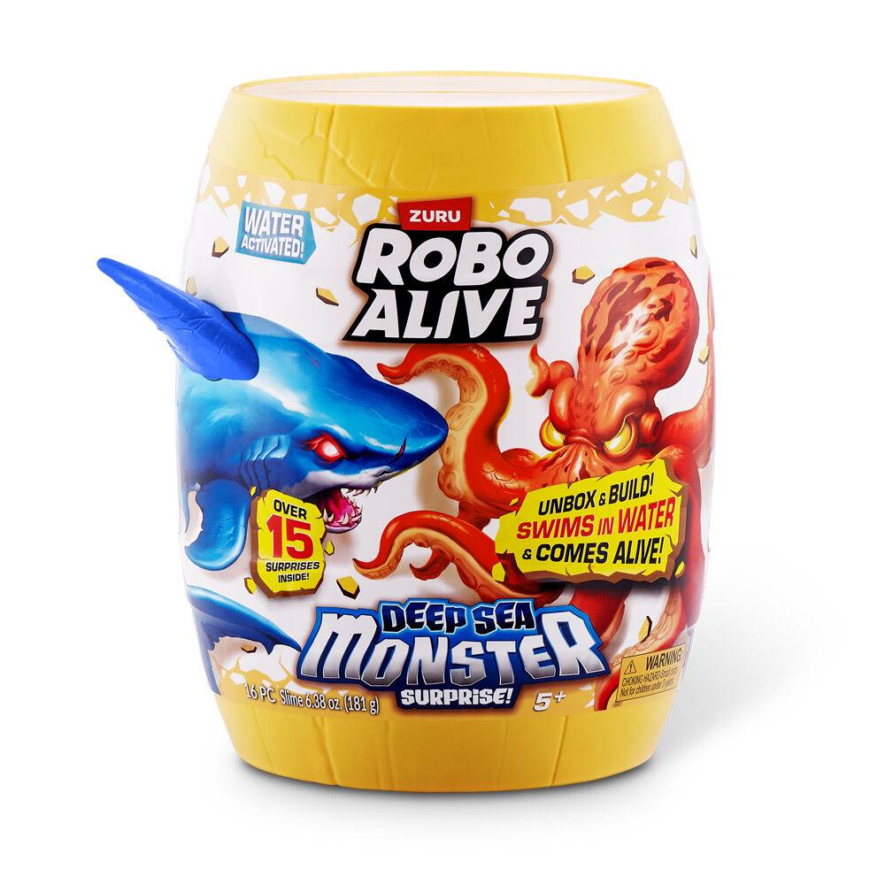 Zuru Robo Alive Deep Sea Monster Surprise Barrel Toy Set