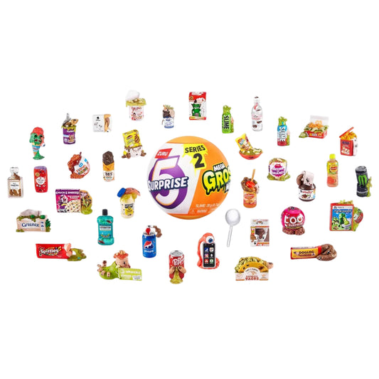 5 Surprise Mega Gross Series 2 Mini Figure Capsule - Assortment