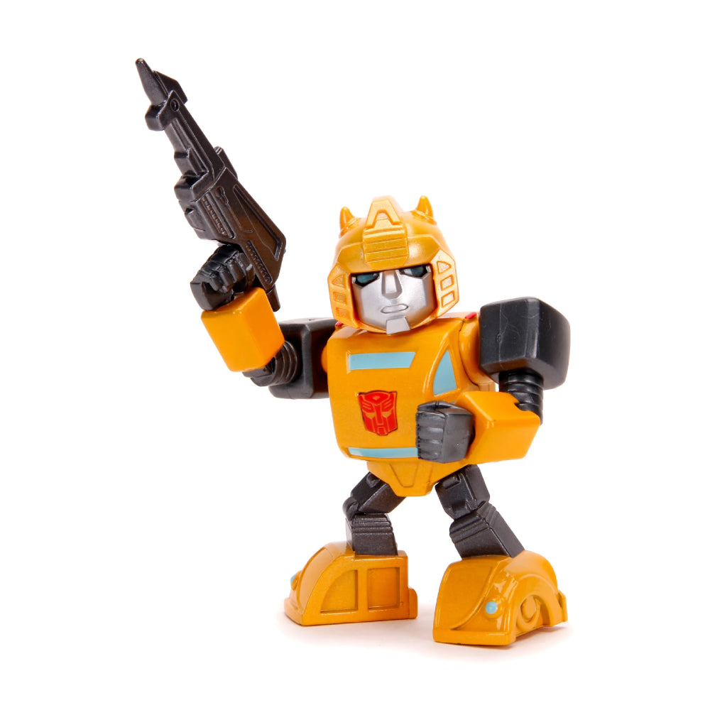 Figura de acción de Bumblebee de Transformers G1 de 4" de Jada Toys, color amarillo
