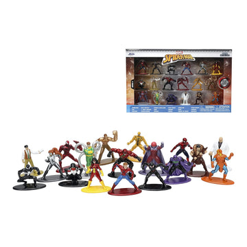Jada Toys Marvel Spider-Man Diecast Figures (Set of 18)