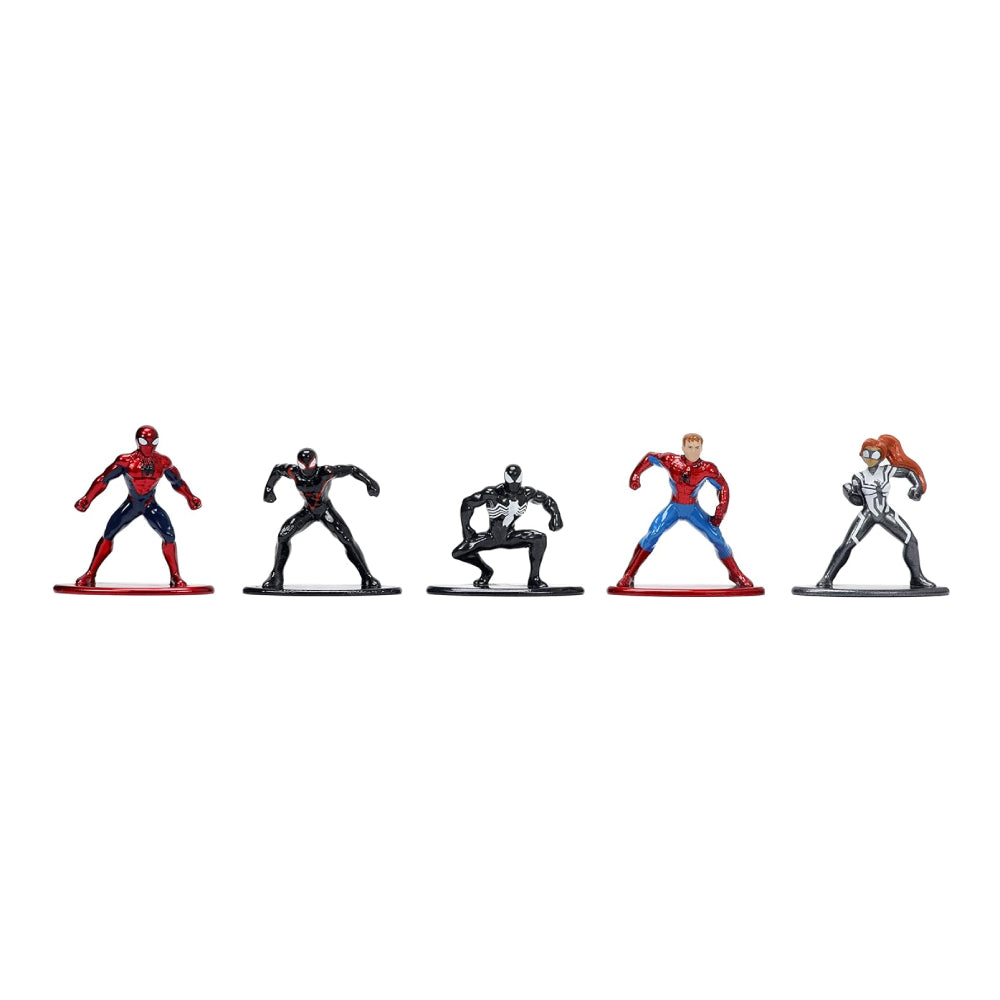 Figuras de Spider-Man de Marvel de Jada Toys (juego de 18)