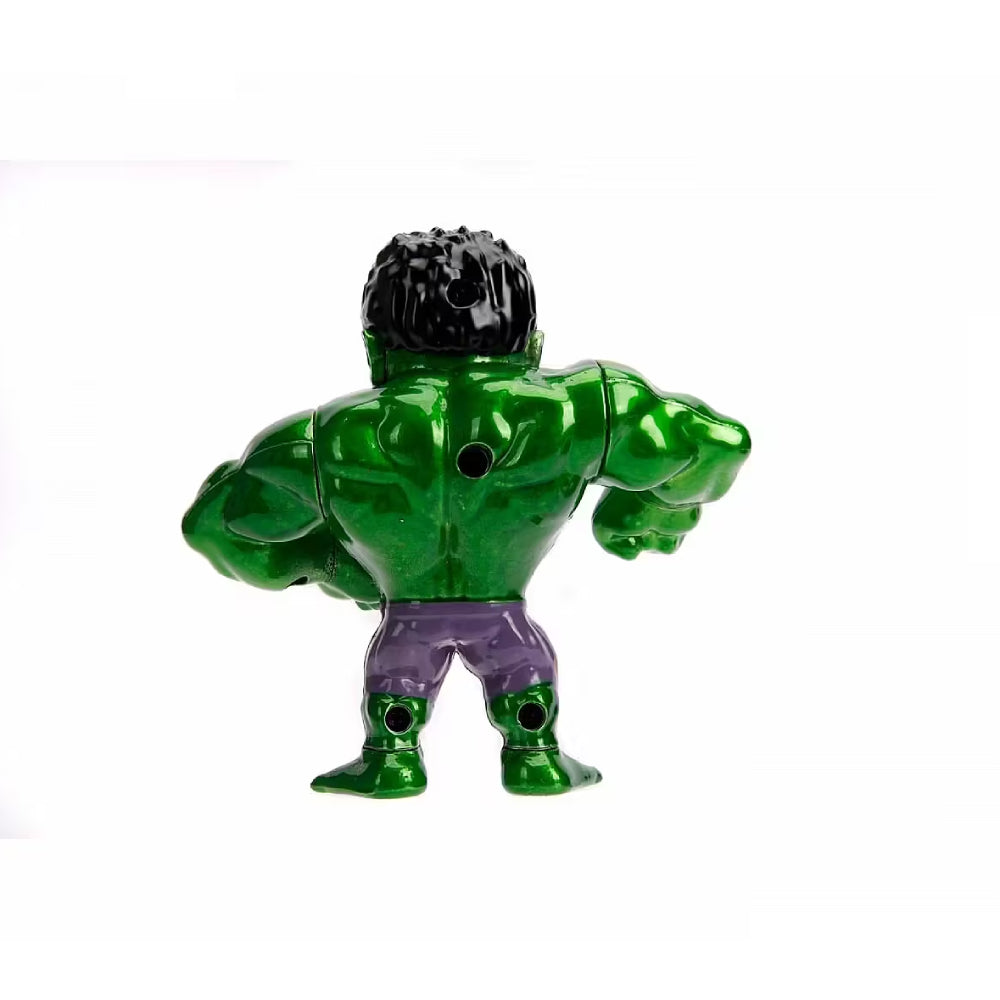 Figura de acción de fundición a presión de Hulk de los Vengadores de Marvel de Jada Toys, color verde