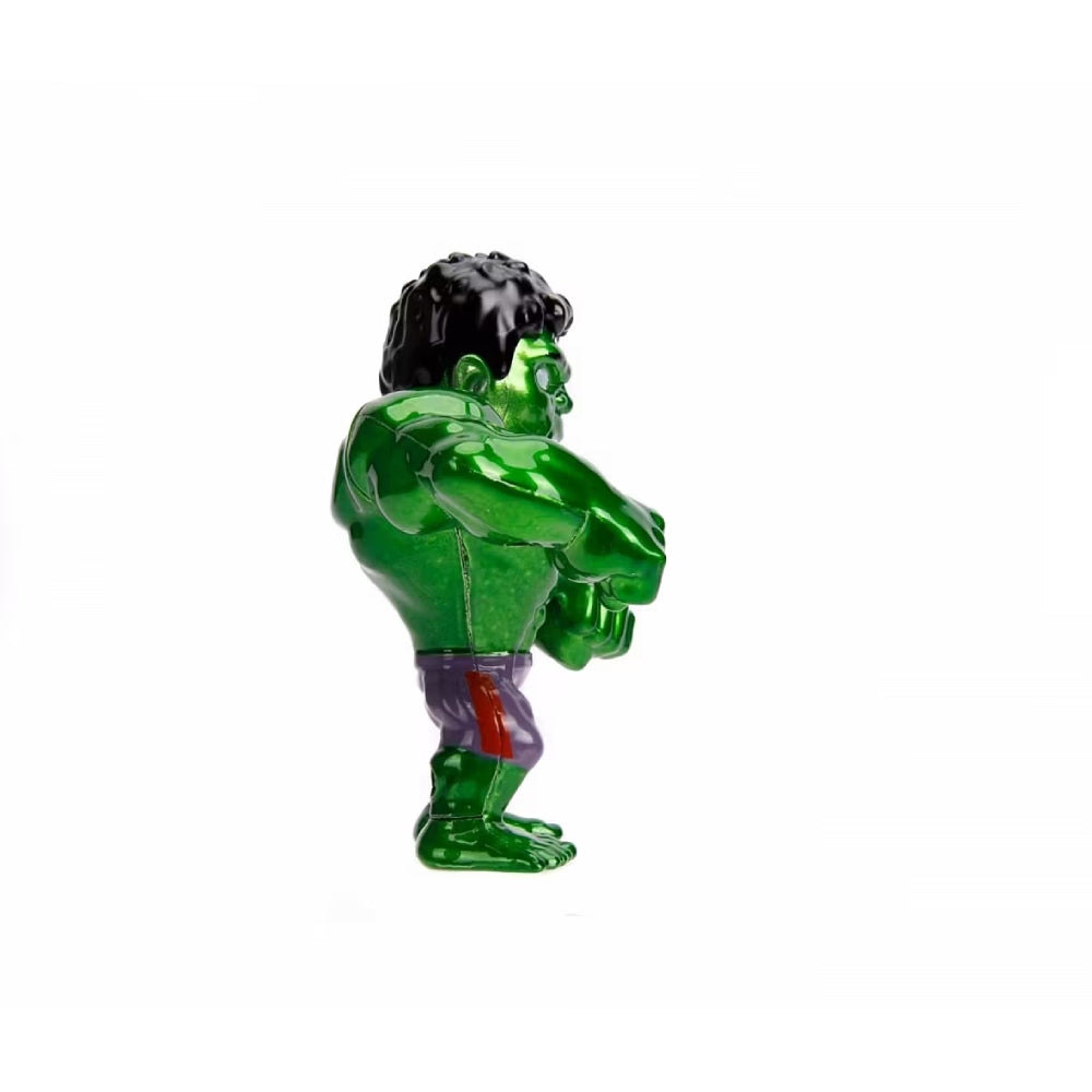 Figura de acción de fundición a presión de Hulk de los Vengadores de Marvel de Jada Toys, color verde
