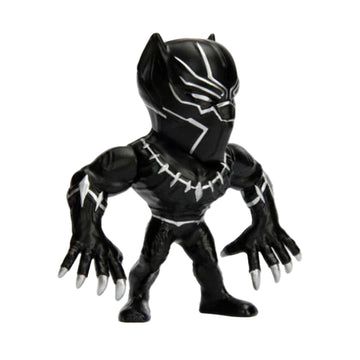 Figura de acción de Pantera Negra de Marvel Avengers de 4" de Jada Toys, de fundición a presión, color negro