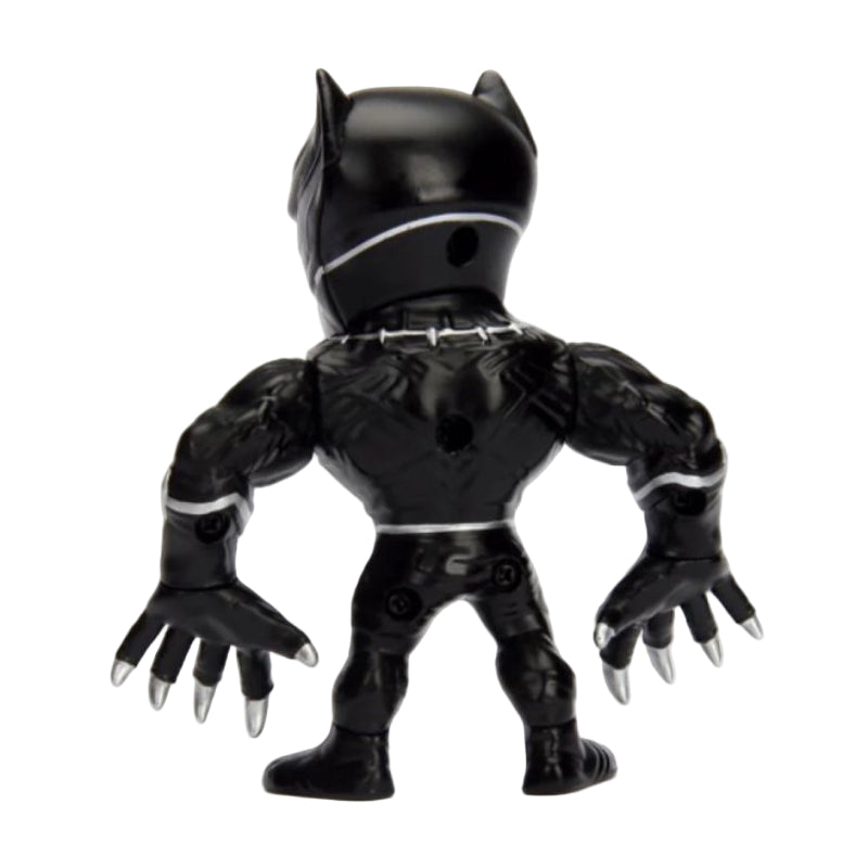 Figura de acción de Pantera Negra de Marvel Avengers de 4" de Jada Toys, de fundición a presión, color negro