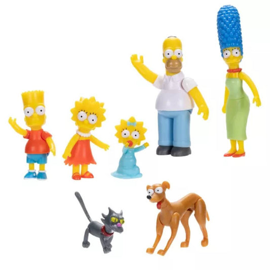 Jakks Pacific The Simpsons Family Mini Figure Set (7-Piece)
