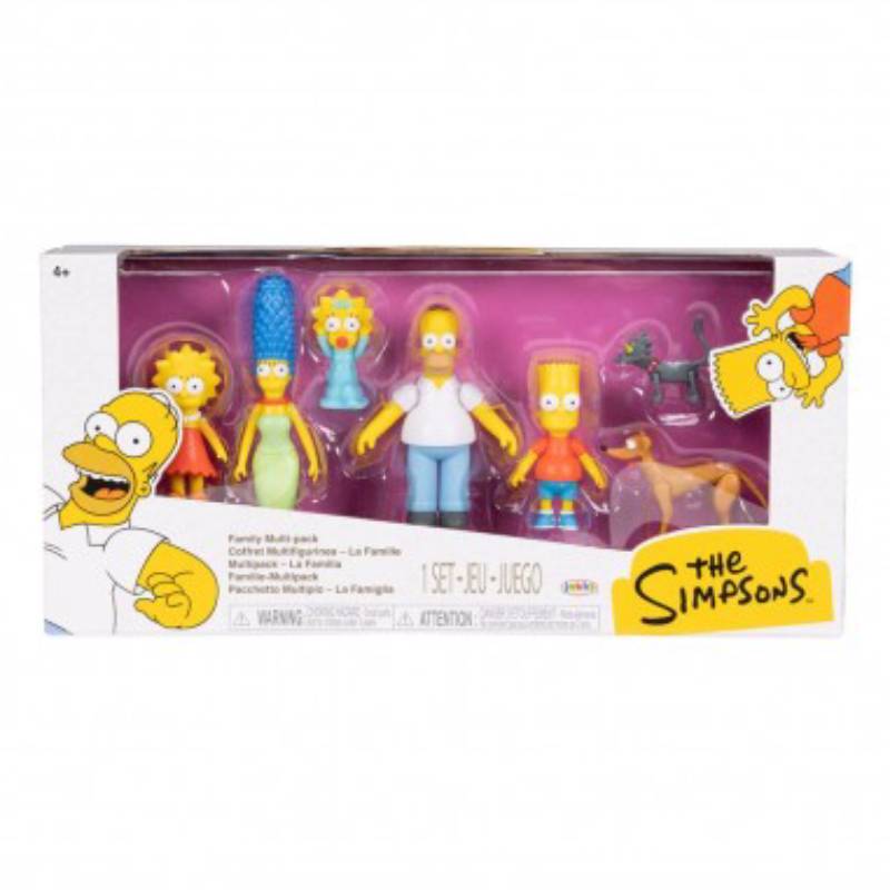 Jakks Pacific The Simpsons Family Mini Figure Set (7-Piece)