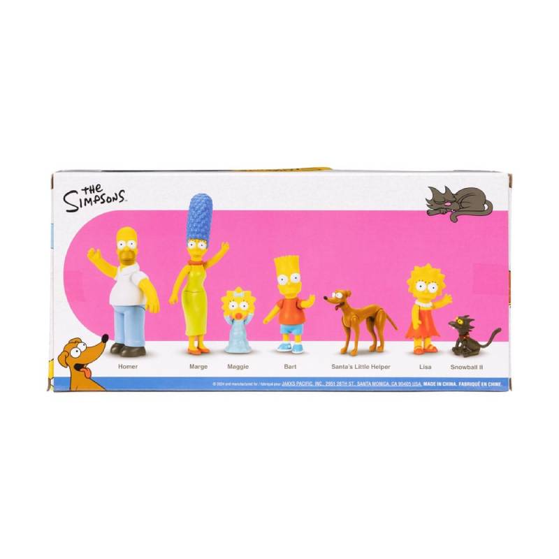 Jakks Pacific The Simpsons Family Mini Figure Set (7-Piece)